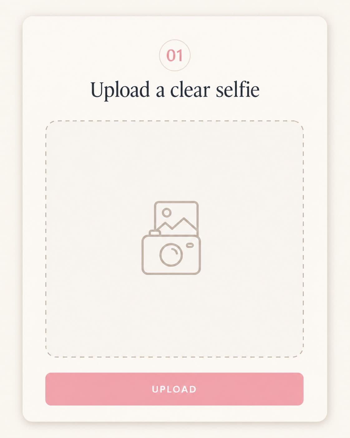 Upload your selfie