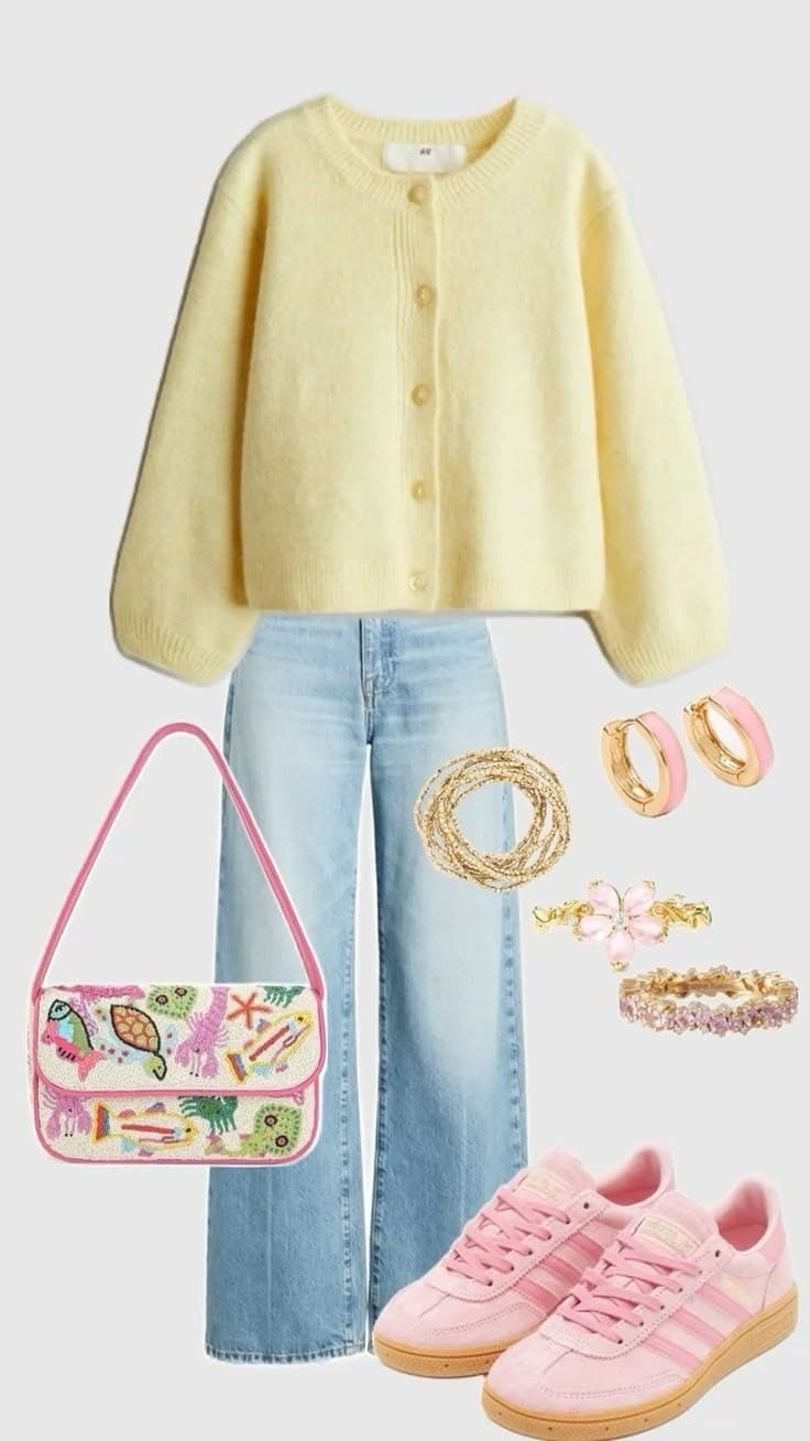 Spring neutral outfit